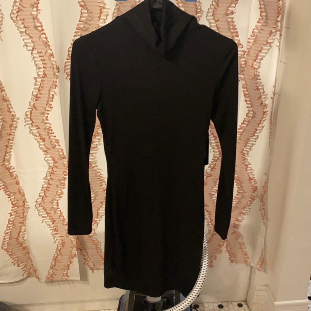 Lulus ribbed turtleneck dress